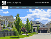 Tablet Screenshot of manelpaving.com